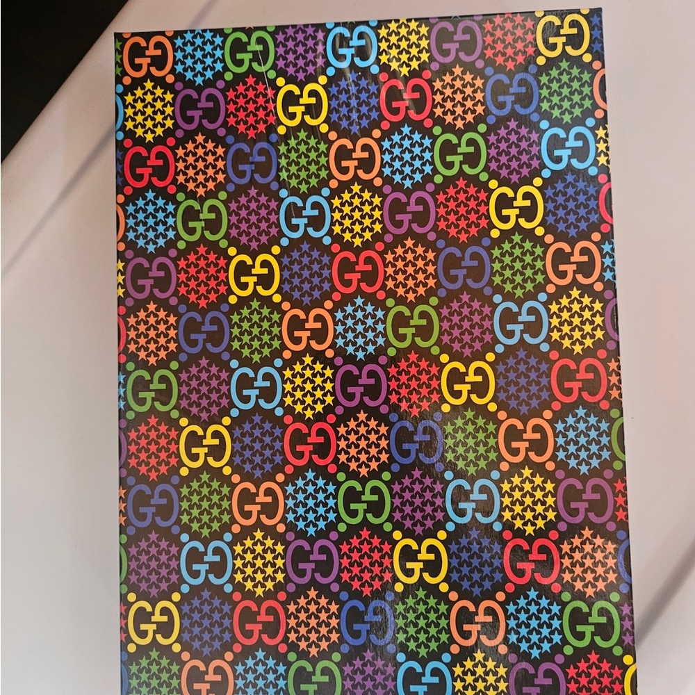 Gucci Rainbow GG Logo Multicolor Psychadelic Gift Box